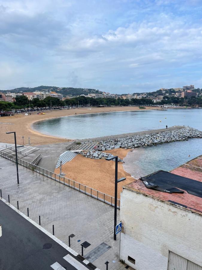 Aquamarine Sant Feliu En La Playa Con Patio Leilighet Sant Feliu de Guíxols Eksteriør bilde